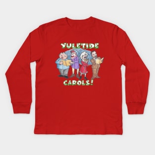 Yuletide Carols Kids Long Sleeve T-Shirt